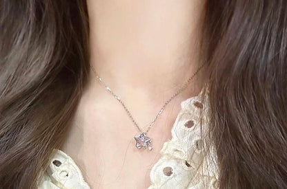 Choker Star Pendant Alloy