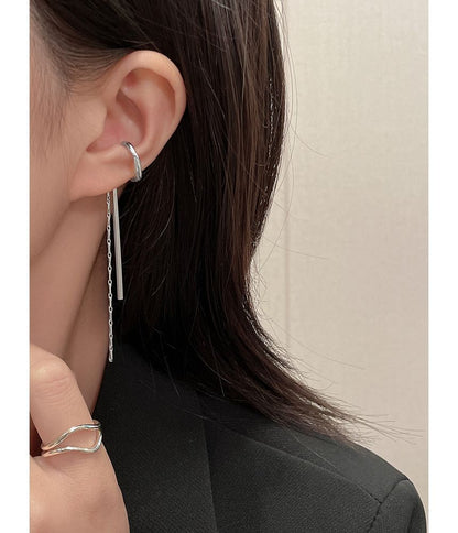 Alloy Earring Fringed Cuff