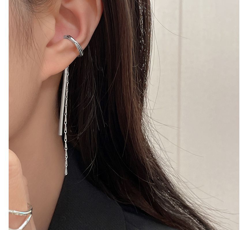 Alloy Earring Fringed Cuff