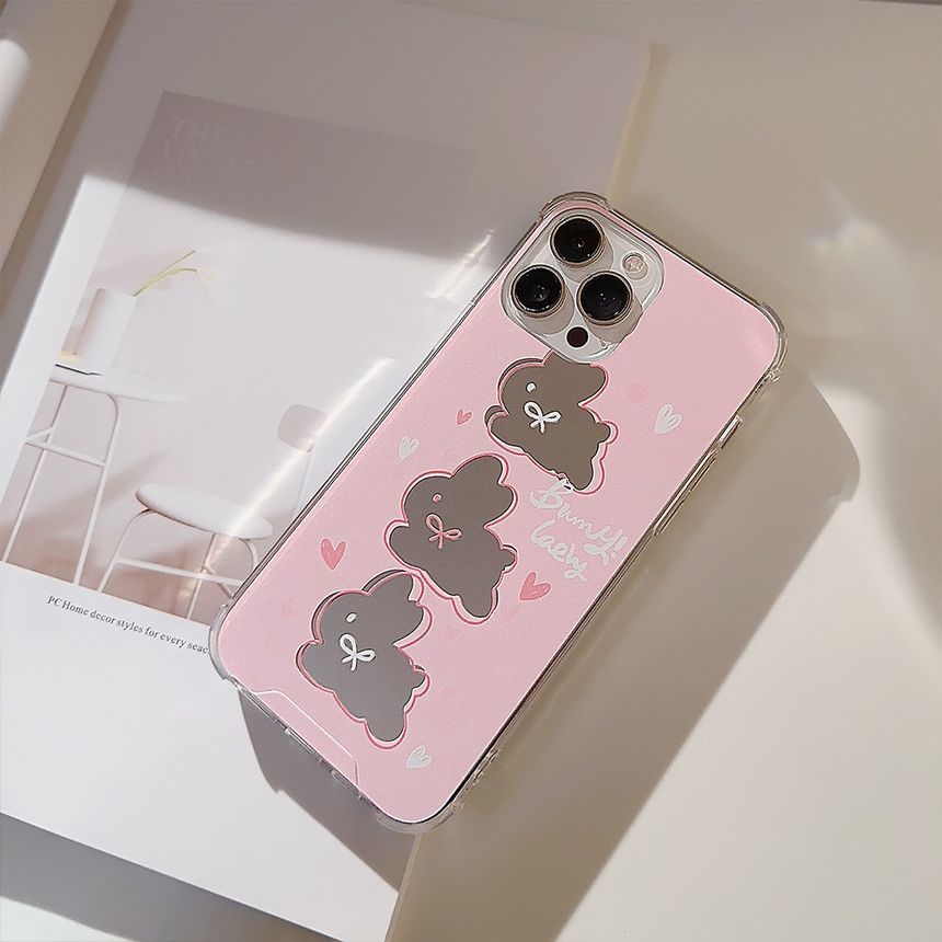 Mirrored Case Phone Rabbit