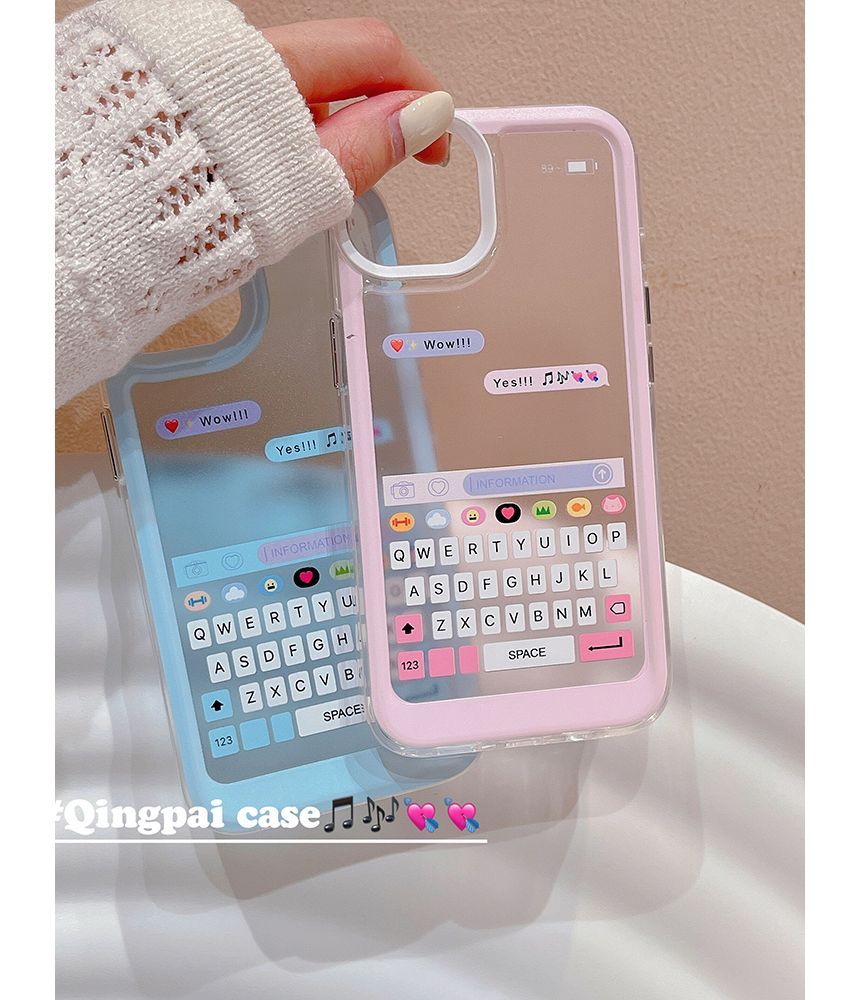 Case Print Phone Keyboard