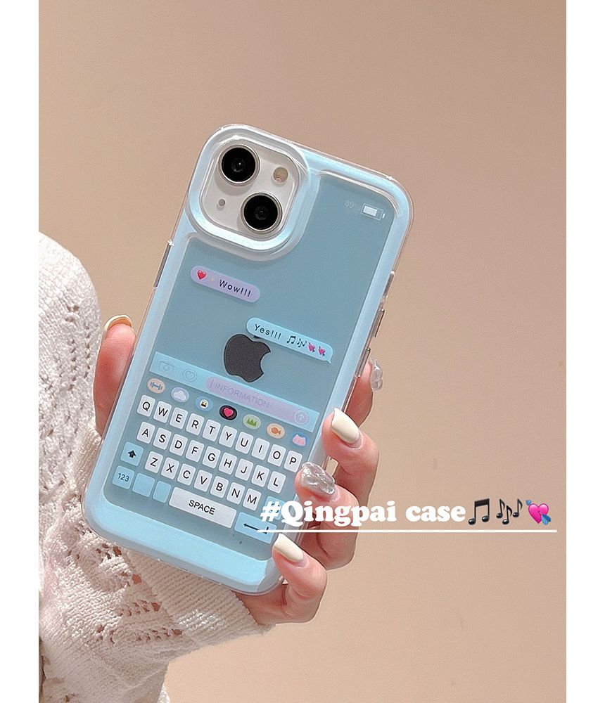 Case Print Phone Keyboard