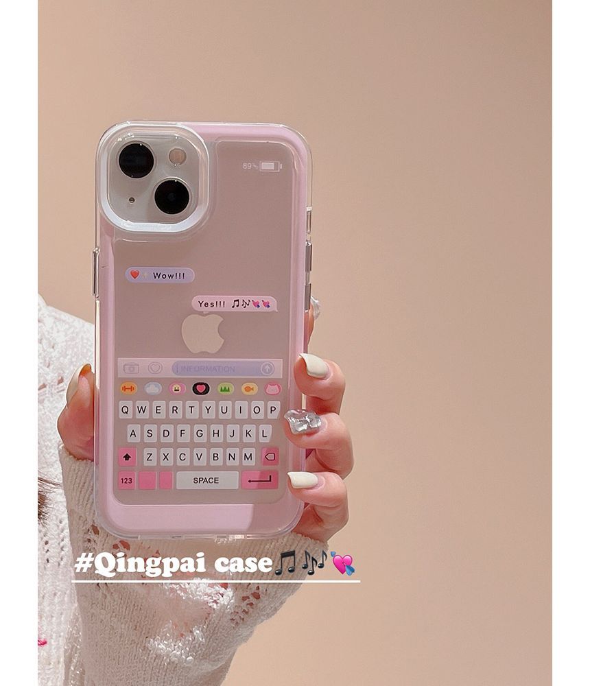 Case Print Phone Keyboard