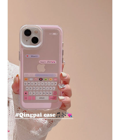 Case Print Phone Keyboard