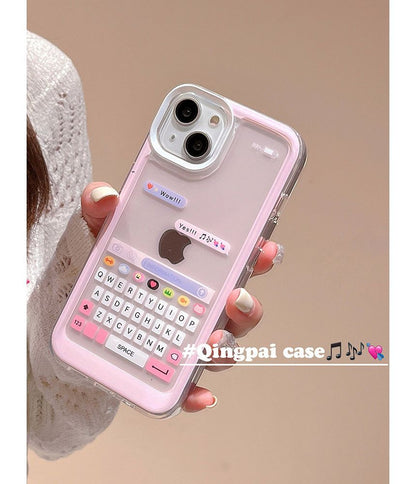 Case Print Phone Keyboard