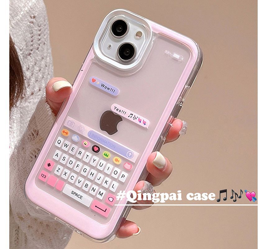 Case Print Phone Keyboard