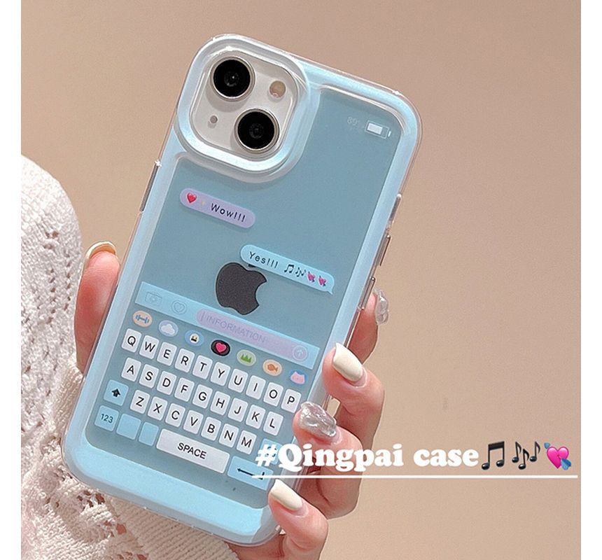 Case Print Phone Keyboard