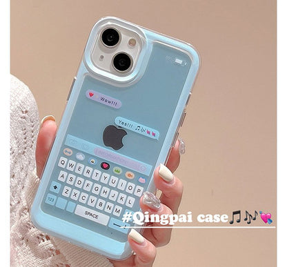 Case Print Phone Keyboard
