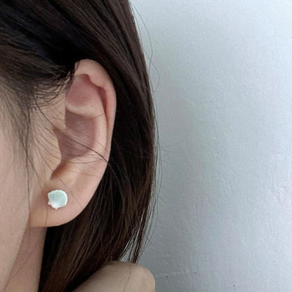 Silver Earring Sterling Shell