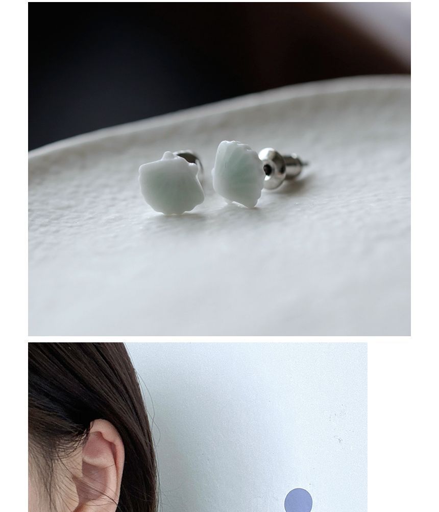 Silver Earring Sterling Shell