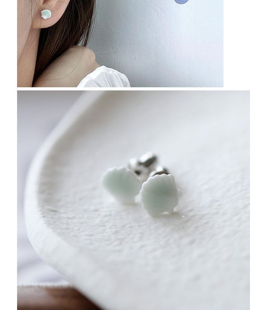 Silver Earring Sterling Shell