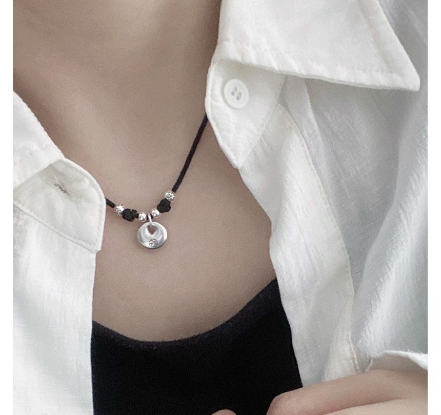 Silver Sterling Simple Necklace Pendant