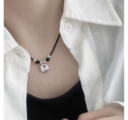 Silver Sterling Simple Necklace Pendant