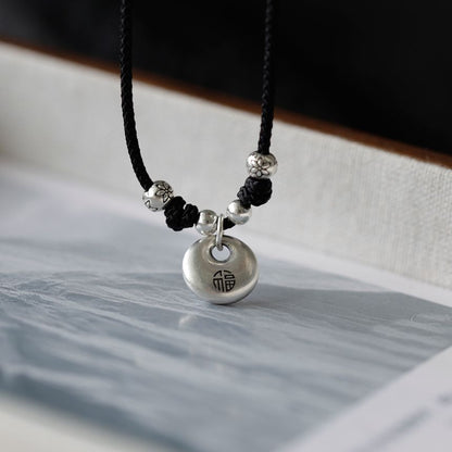 Silver Sterling Simple Necklace Pendant