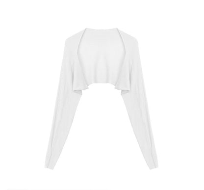 Open Front Solid Cardigan