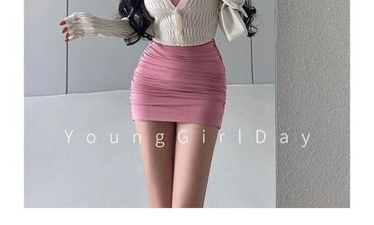 Thin Strap Scoop Neck Mini Sheath Dress