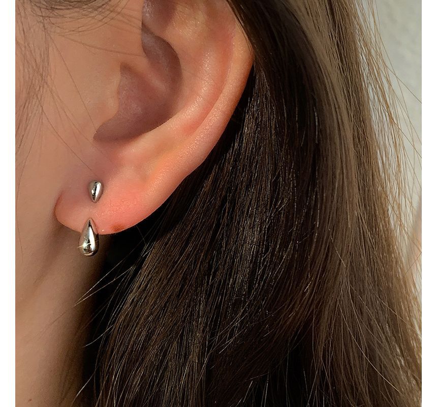 Sterling Silver Droplet Earring