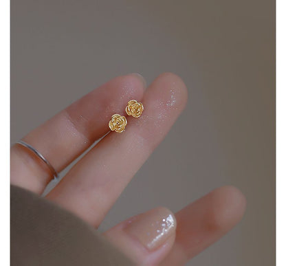 Earring Sterling Floral Silver