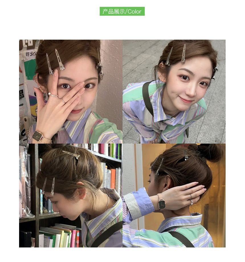 Clip Set Hair Metallic