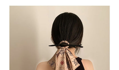 Character Fan Chinese Scrunchie Hand Traditional /