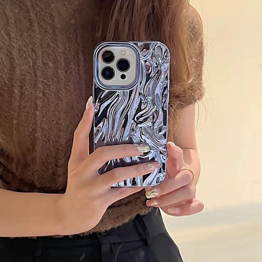 Metallic Phone Case Textured