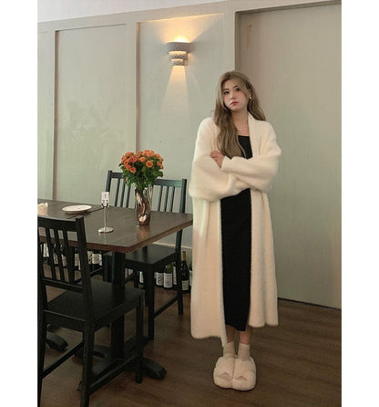 Open Front Knit Cardigan