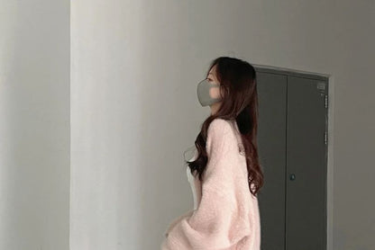 Open Front Knit Cardigan