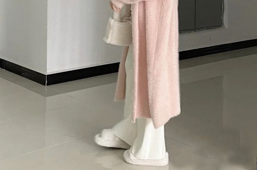 Open Front Knit Cardigan