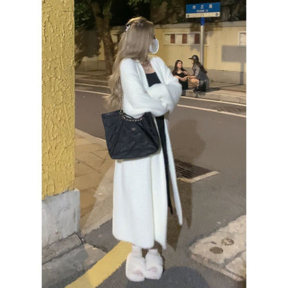 Open Front Knit Cardigan