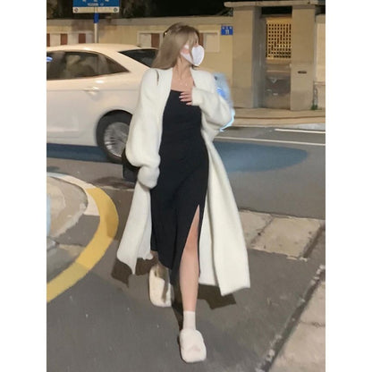 Open Front Knit Cardigan