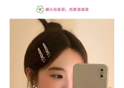 Hair Clip Set Metallic