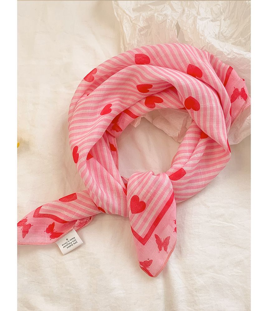 Eye Cat Heart Headkerchief Sunglasses Print /