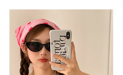 Eye Cat Heart Headkerchief Sunglasses Print /