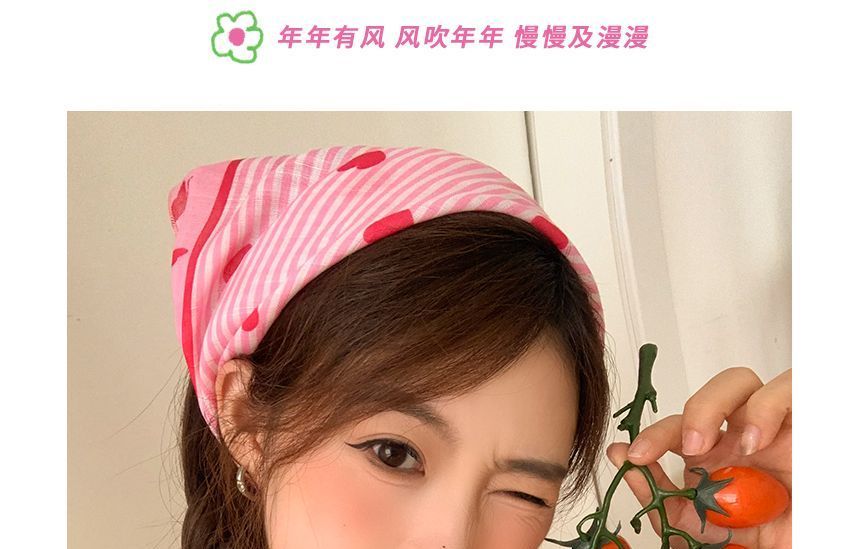 Eye Cat Heart Headkerchief Sunglasses Print /