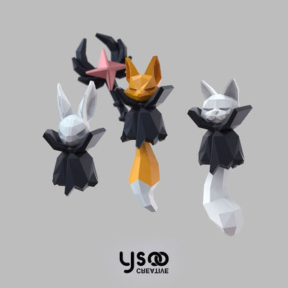 Fox Staff Halloween Earring Magic