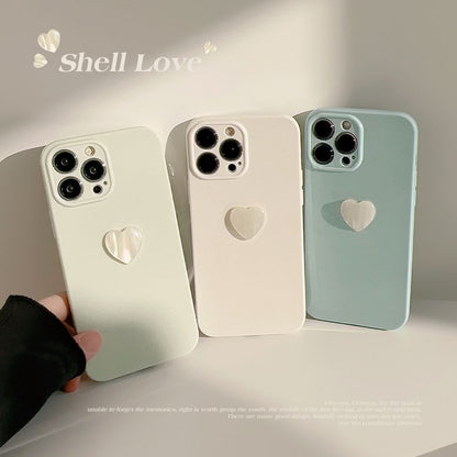 Phone Case Heart Shell