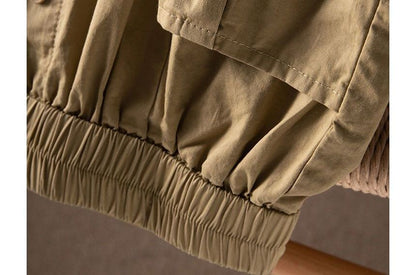 Stretch-Waist Buttoned A-Line Midi Skirt with Clean Lines