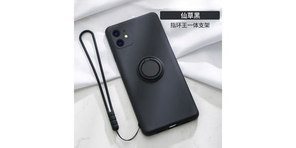 Stand Phone Ring Plain Case