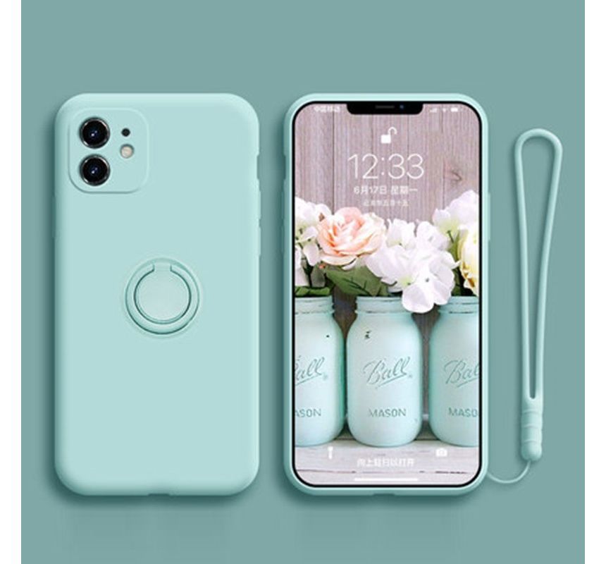 Phone Plain Stand Ring Case