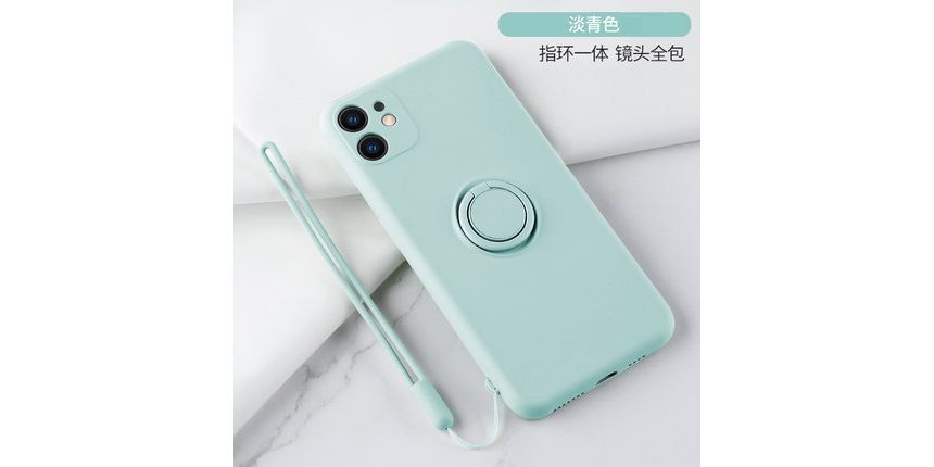 Phone Plain Stand Ring Case