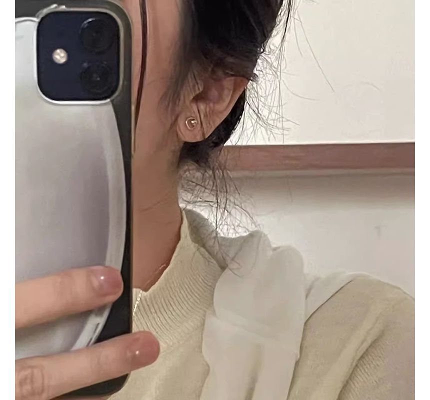 Stud Alloy Earring Bead