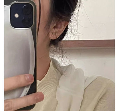 Stud Alloy Earring Bead