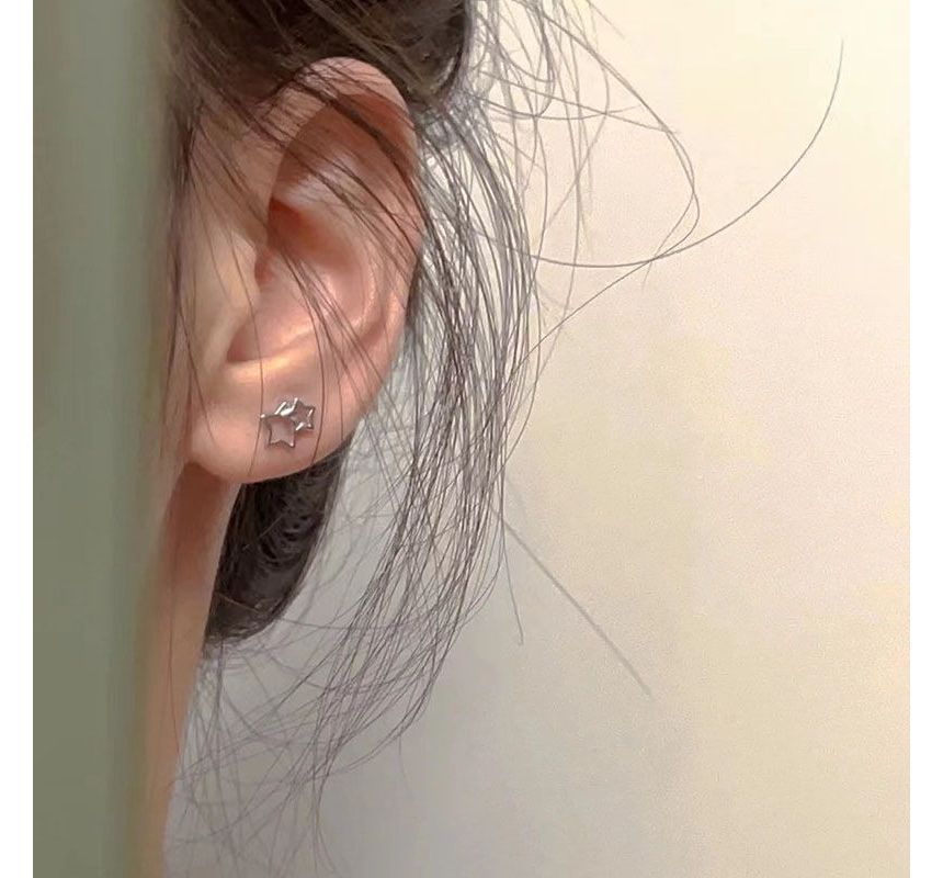 Alloy Stud Star Earring