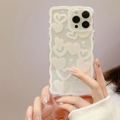 Holographic Case Phone Heart
