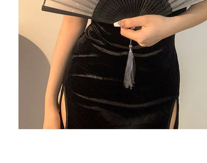 Foldable (Various Hand Designs) Floral Fan Fabric