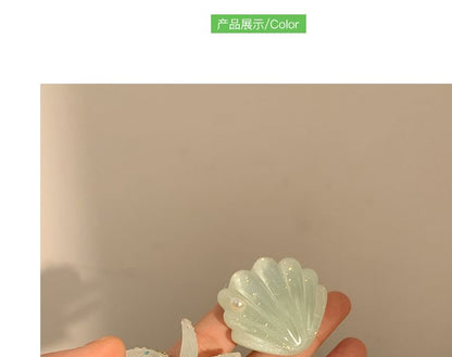 Faux Resin Shell Starfish Pearl Hair / Clip