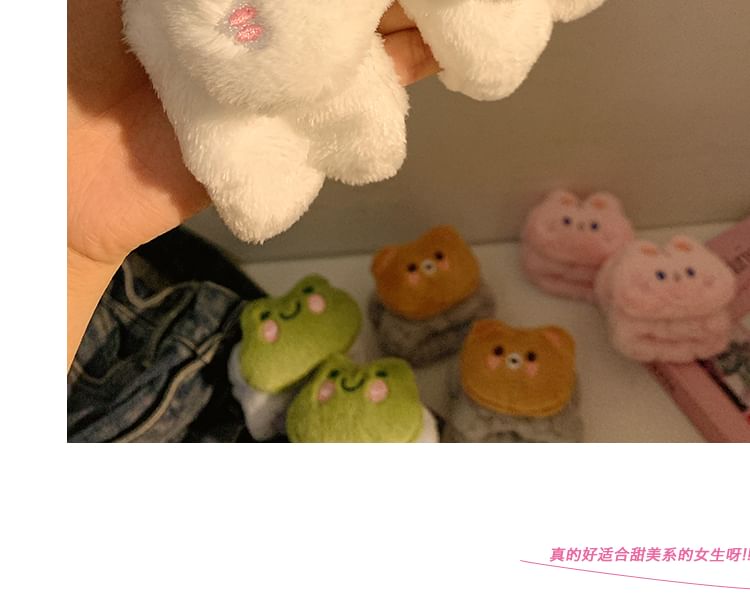 Chenille Face Wrist (Various Wash Animal Band Designs)