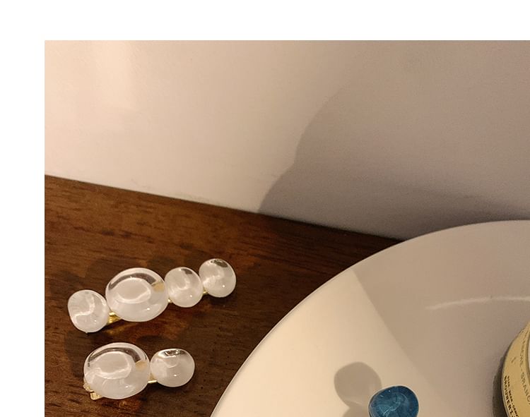 (Various Set of Hair 2: Designs) Clip Acrylic Bead