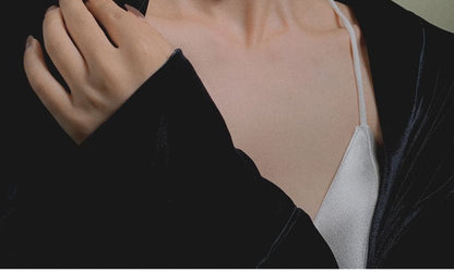 Cord Heart Choker Pendant