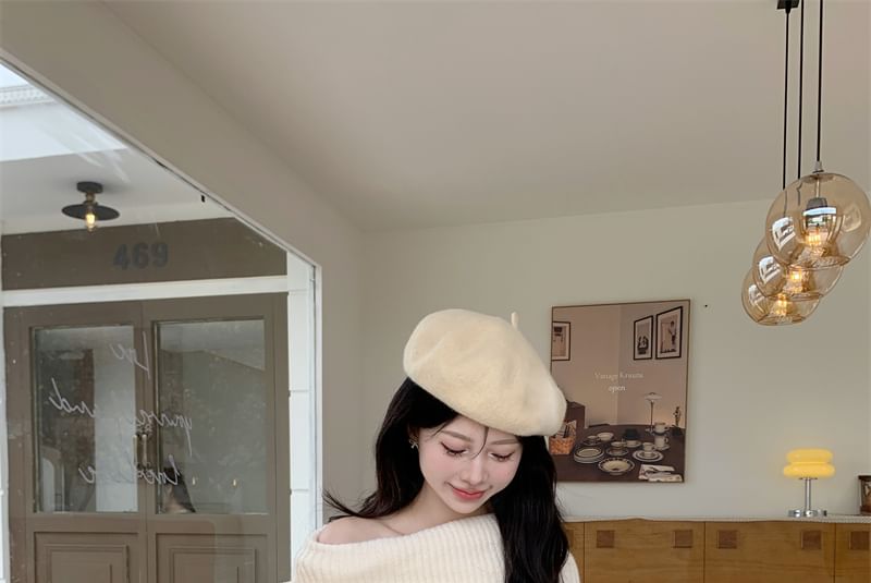 Cold Shoulder Knit Sweater with Mid-Rise Mini Tiered Skirt